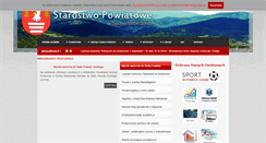 Desktop Screenshot of powiatsuski.pl