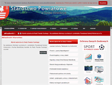 Tablet Screenshot of powiatsuski.pl